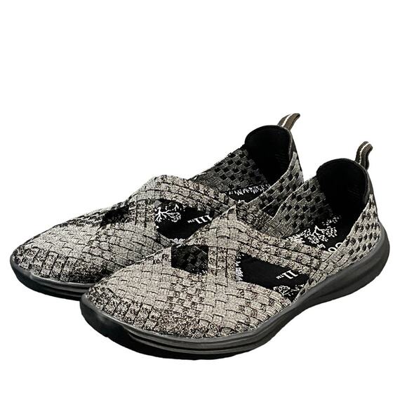 Cobb Hill By New Balance Wow Silver Comfort Slip On Mary Jane Loafer Women 7 - Picture 1 of 10